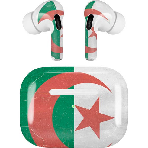 Algeria Flag Distressed AirPods Skins